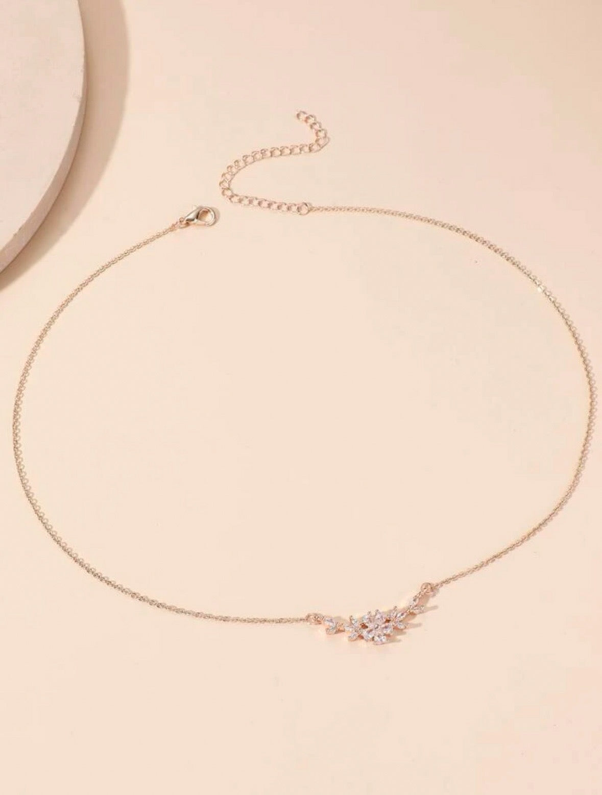 Aurora Flower Diamonds Necklace