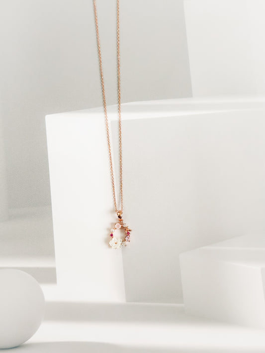 Cherry Blossom S925 Sterling Silver Necklace