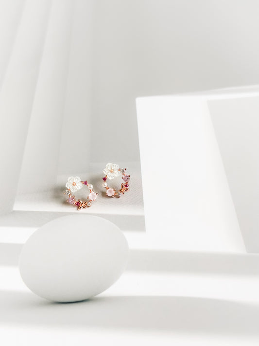 Cherry Blossom S925 Earrings